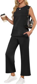 ANRABESS Women's 2 Piece Outfits - Comfortable Summer Travel Set
