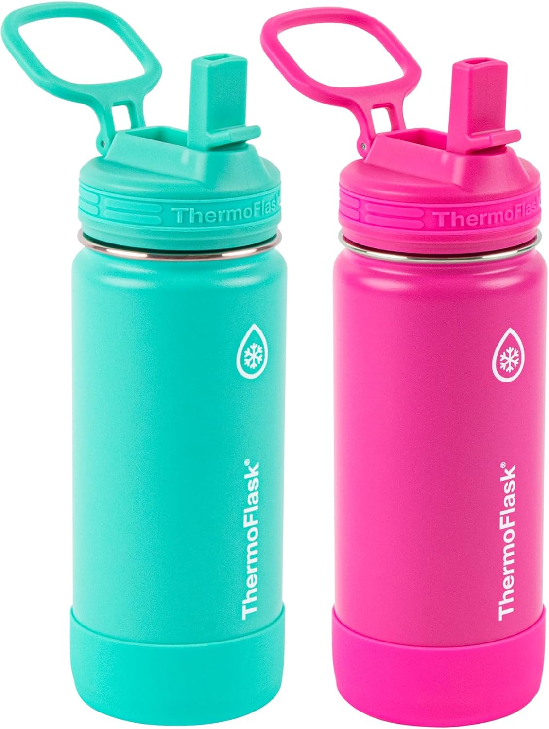 ThermoFlask Kids Bottle with Straw Lid - Durable & Leak-Proof