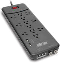 Tripp Lite 12-Outlet Surge Protector Power Strip with USB - Reliable