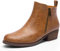 DREAM PAIRS Women's Ankle Boots Classic Low Chunky Heel