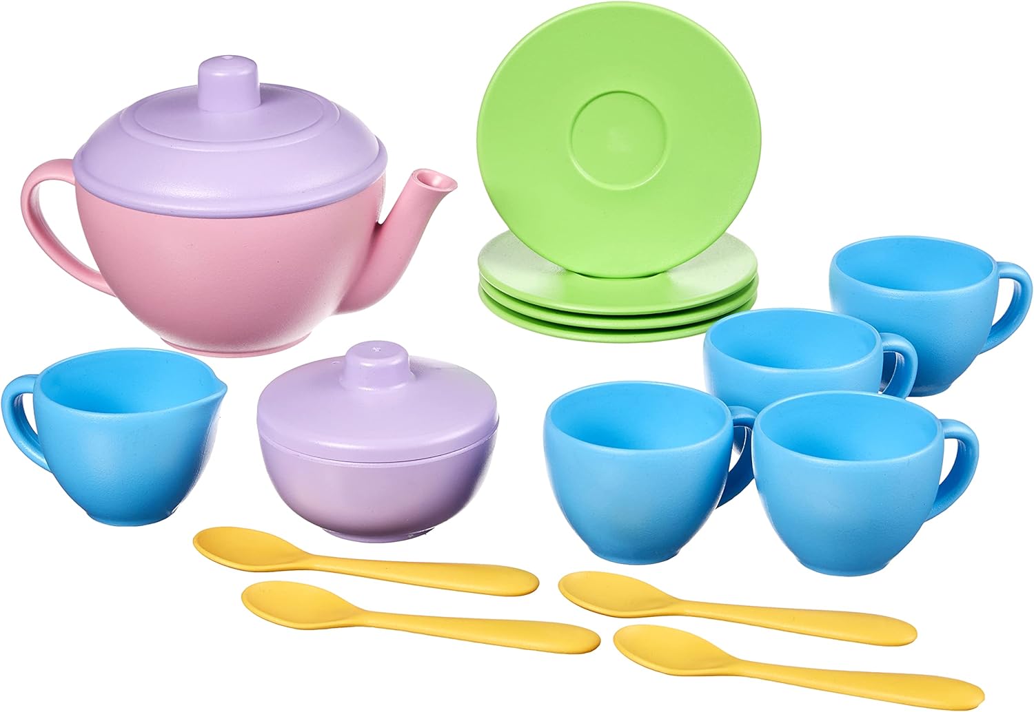 Green Toys Tea Set -CB2: Plastic-Free Playtime!