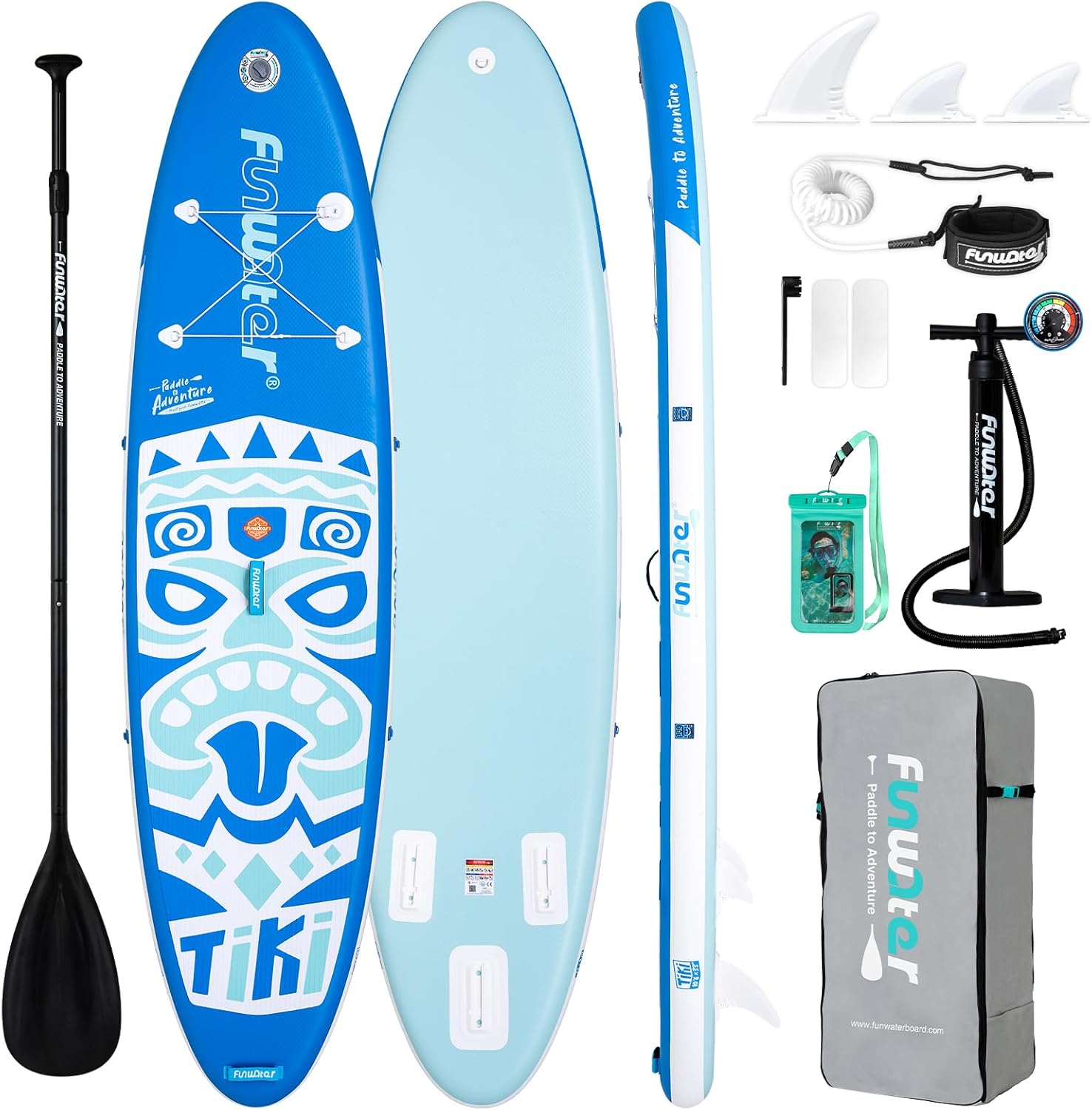 FunWater Inflatable Stand Up Paddle Board for All Skill Levels