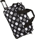 Rockland Rolling Duffel Bag - Roomy Carry-On with Strong Wheels