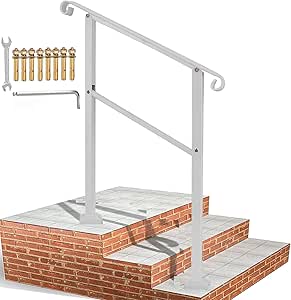 Metty Metal Handrails for Outdoor Steps - Durable and Stylish
