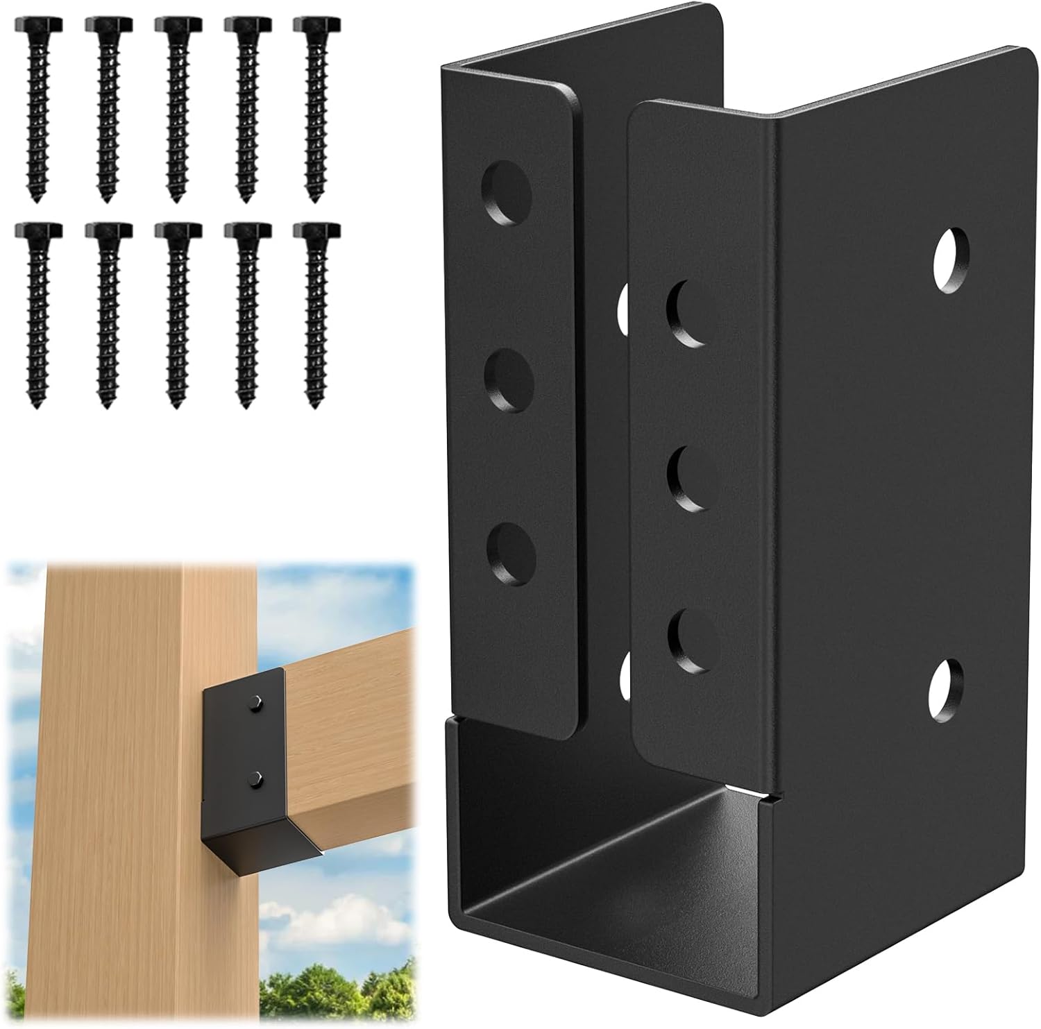 Concealed Joist Hanger 24 Pack for 2x4 Outdoor Projects