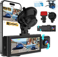 Milerong 3-Channel 2.5K WiFi Dash Cam Set