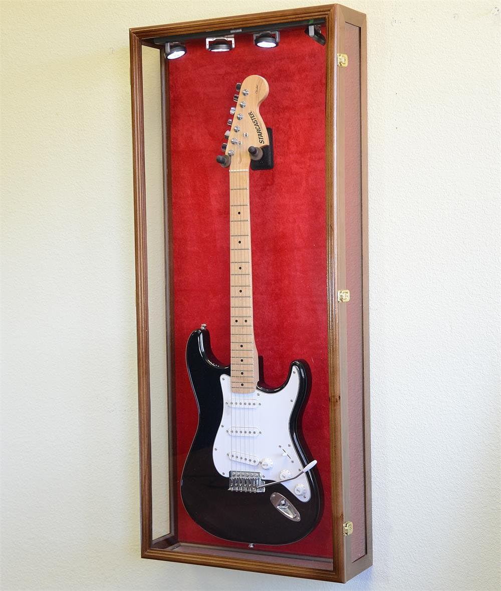 Clear Viewing Guitar Display Case for Acoustic and Electric Guitars