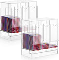 Acrylic Booster Pack Dispenser 3-Slot - Clear Card Organizer
