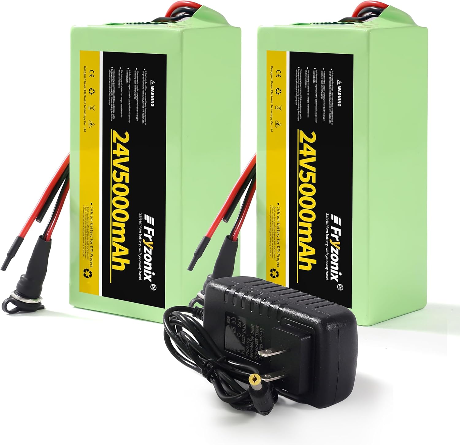 24V 5Ah Lithium Battery with Charger for Kids Ride-On Cars
