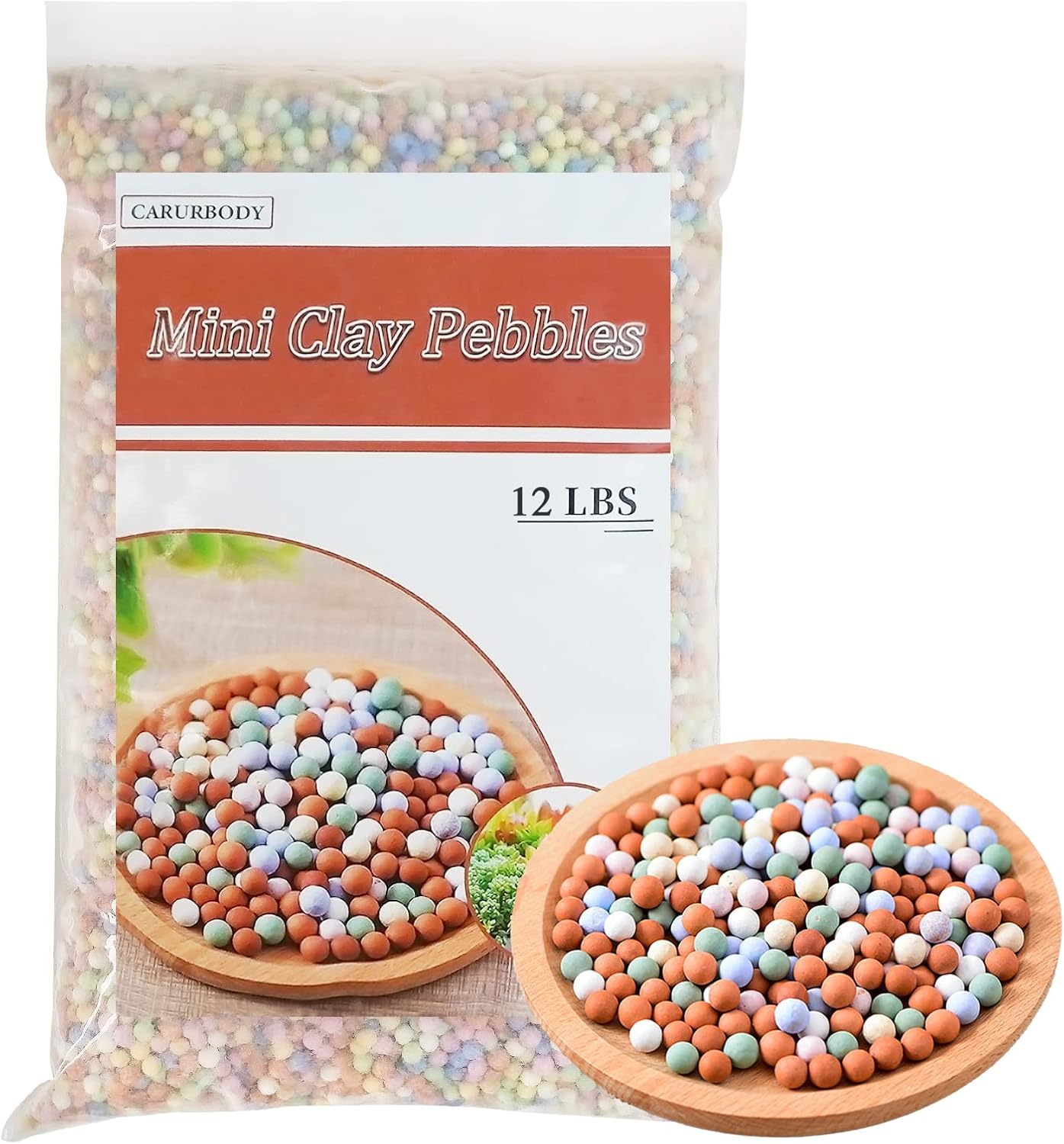 12LBS Ceramsite Clay Pebbles for Orchid and Indoor Plants