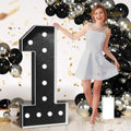 Large 4 Feet Tall Light Up Marquee Numbers for Birthday Decor