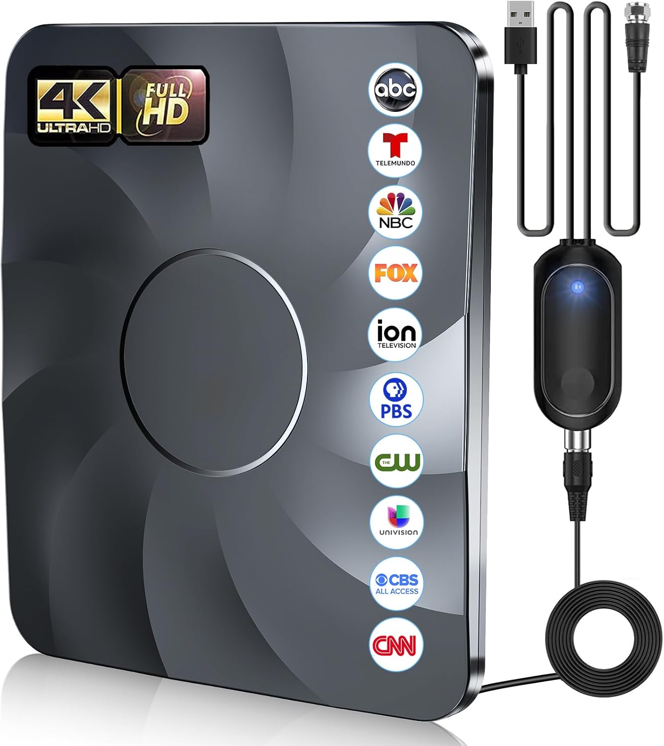 1100+ Miles Range TV Antenna for Smart TV - 2024 Upgrade