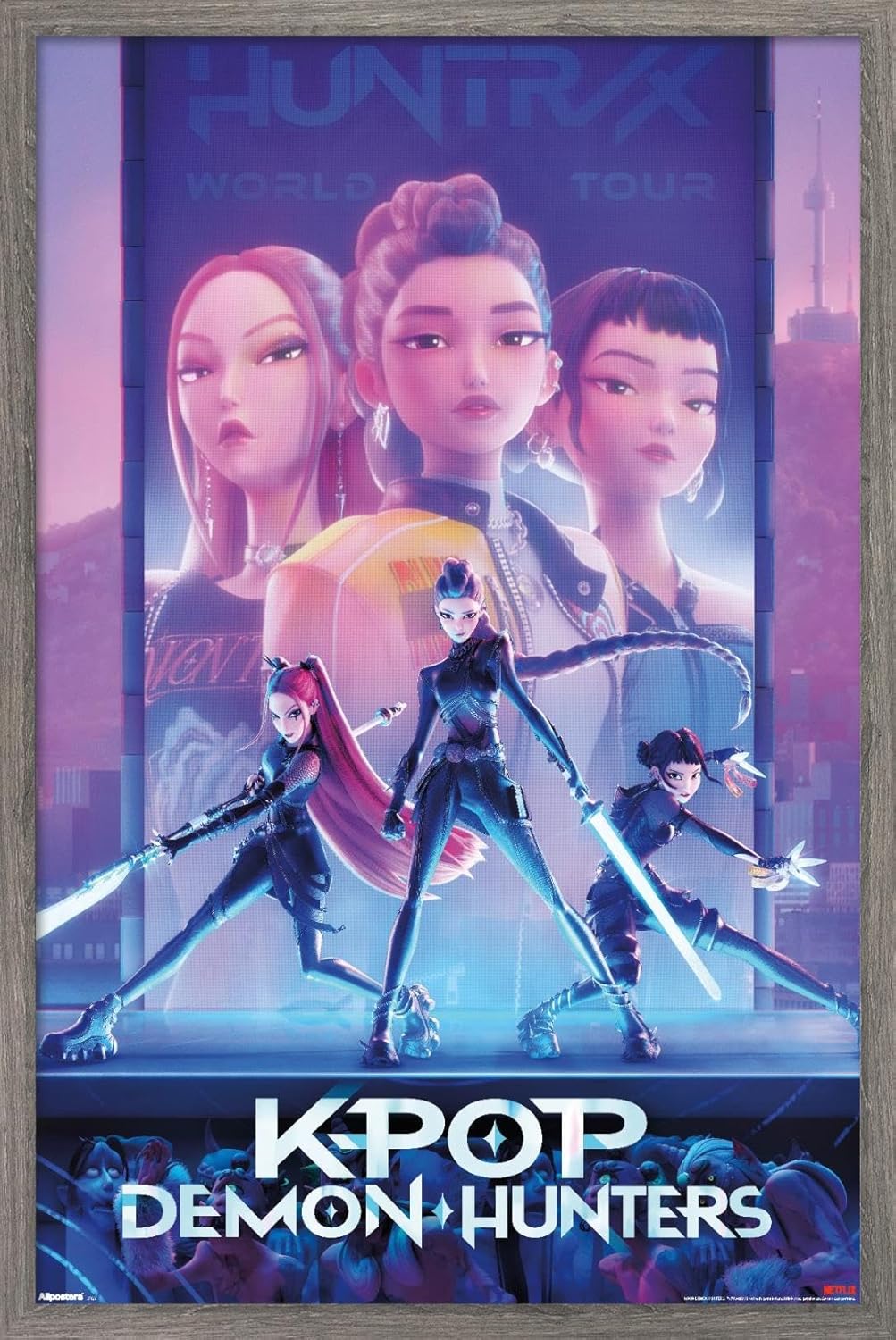 Trends International KPop Demon Hunters Wall Poster for Any Room