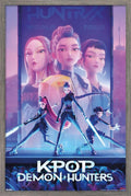 Barnwood Framed Netflix KPop Demon Hunters One Sheet Poster - 24.25 x