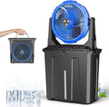 Ausic 9L Portable Misting Fan for Outdoors - Rechargeable Cooling