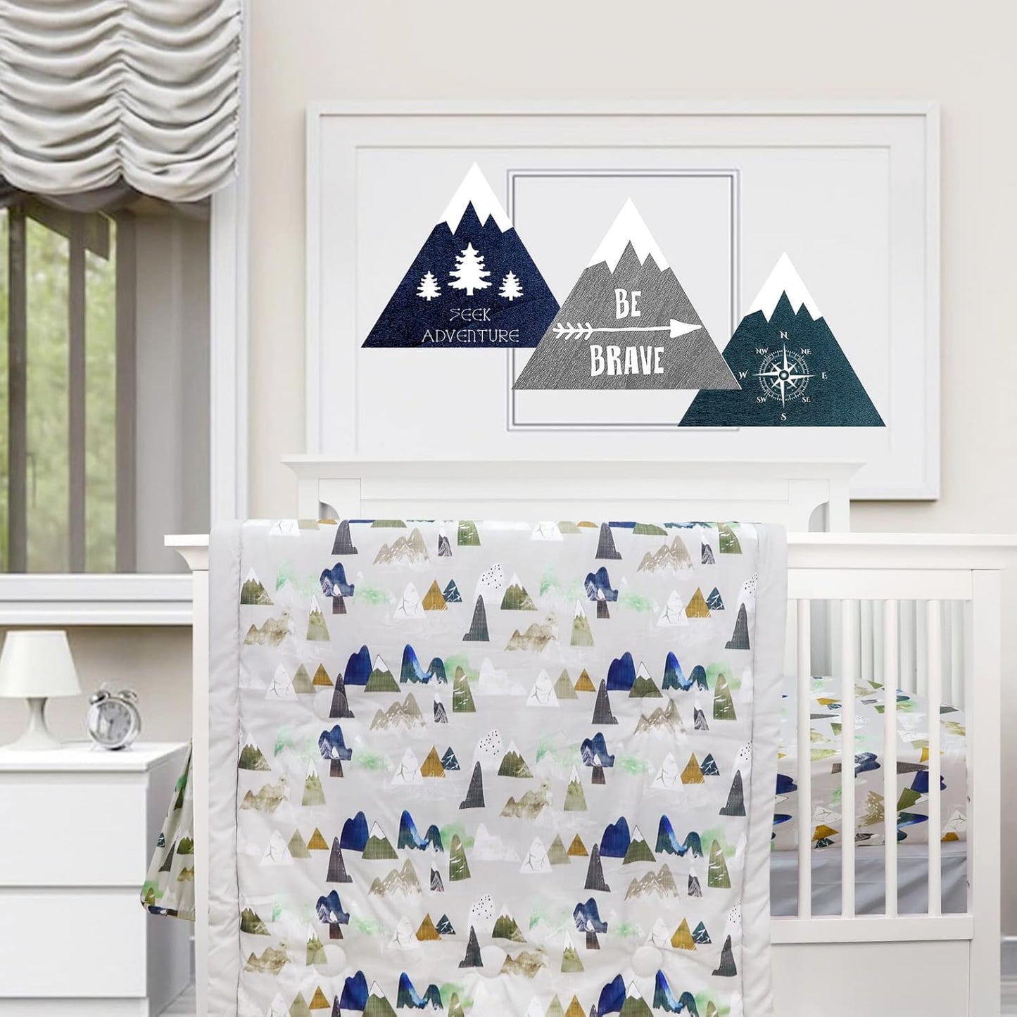 TANOFAR 4 Piece Crib Bedding Set for Boys - Soft and Stylish
