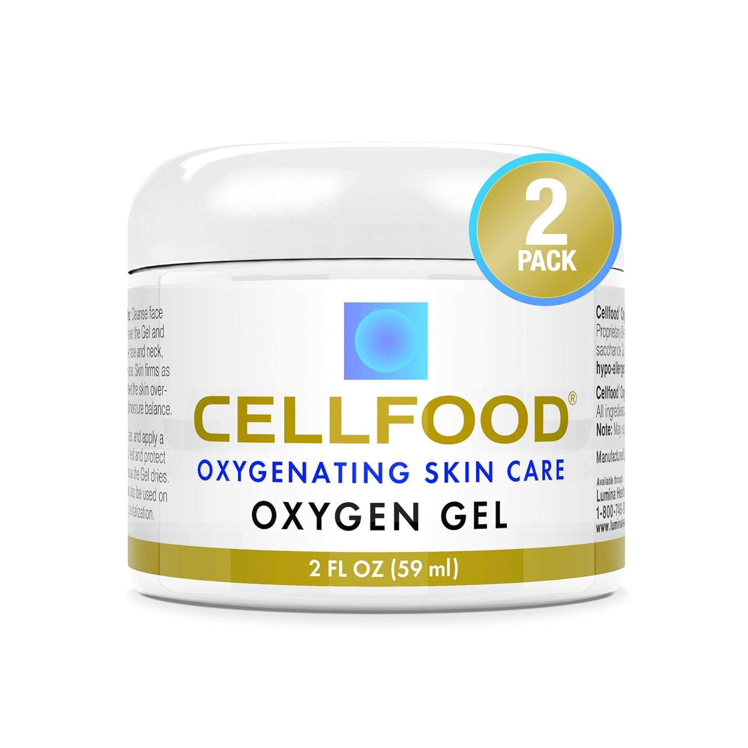 Cellfood Oxygen Gel - Firming Face Moisturizer for Radiance