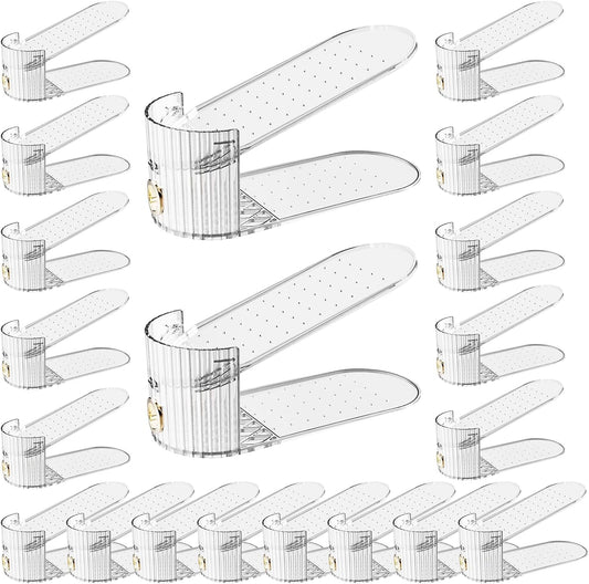 Adjustable Slot Organizer for Pairs of Shoes - Space Saver