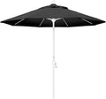 California Umbrella 9ft Round Aluminum Pole Fiberglass Rib Patio