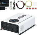 1000 Watts Pure Sine Wave Power Inverter 2000W Peak - Remote LCD