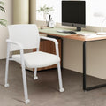 CLATINA Stacking Office Chair with Wheels - Comfortable Mesh