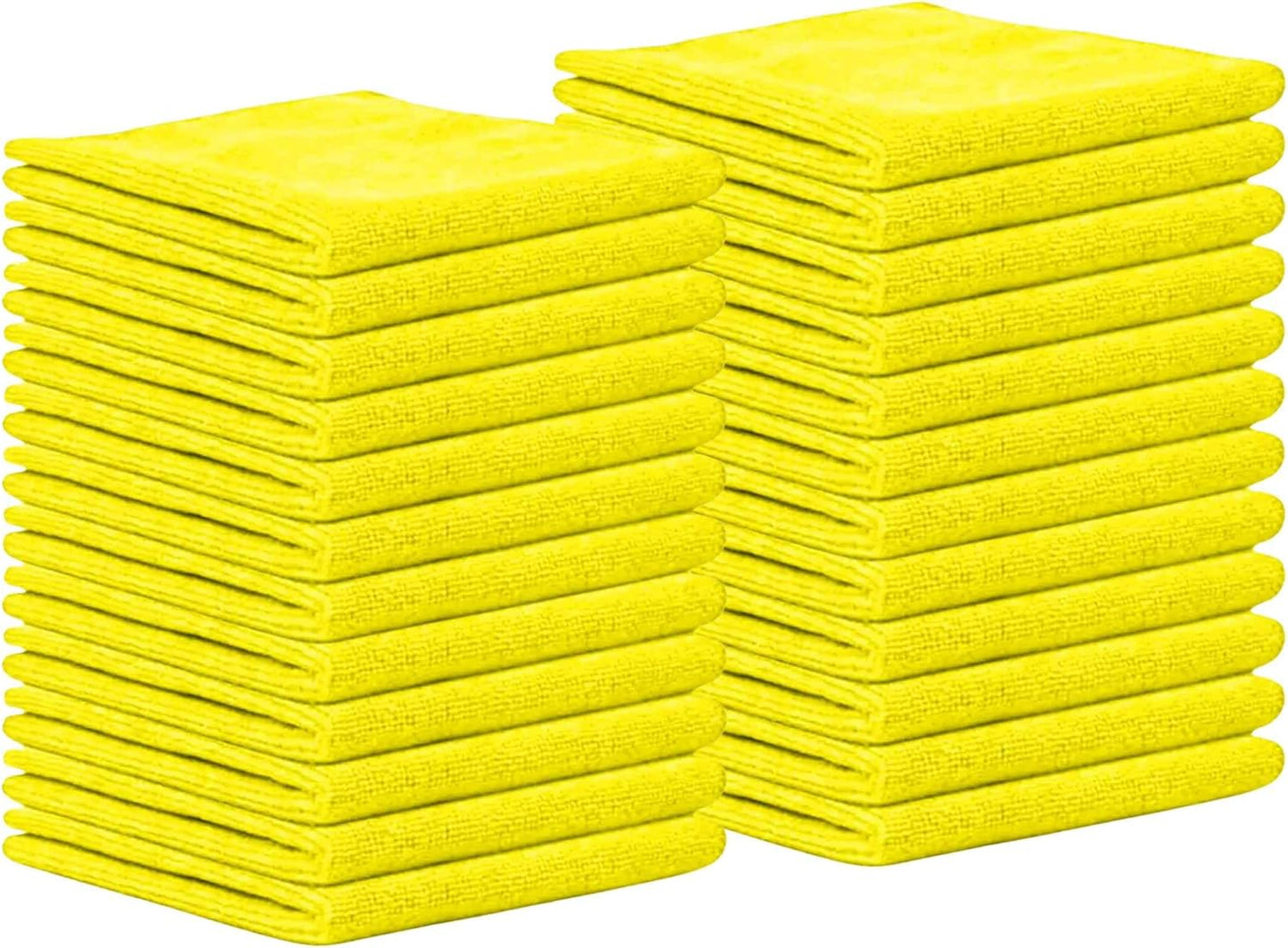 Luxury 300gsm Cleaning Cloths - 24 Pack, Yellow - Cleanex