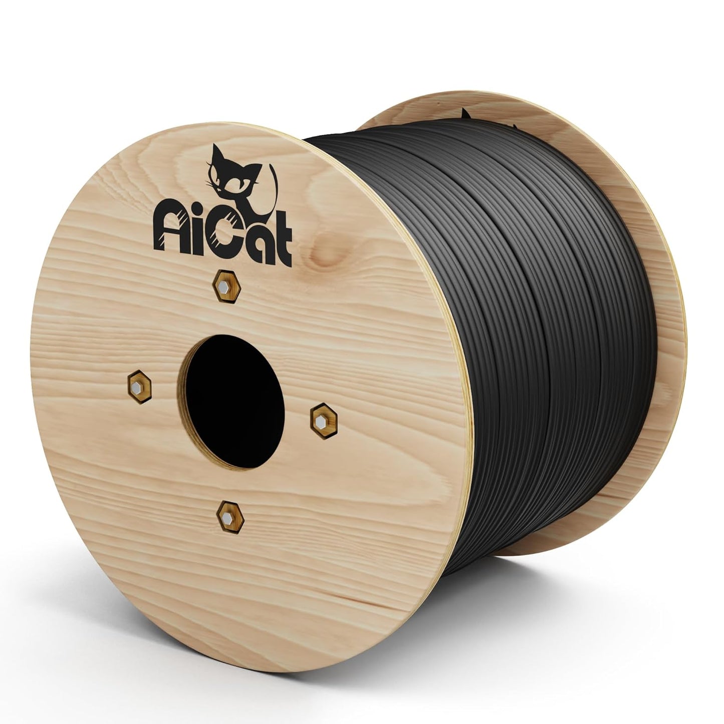 AiCat Cat6 Direct Burial Cable 1000ft for Outdoor Use