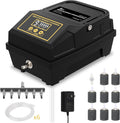 Powerful Aquarium Air Pump Adjustable 6-Outlet Rechargeable - Quiet
