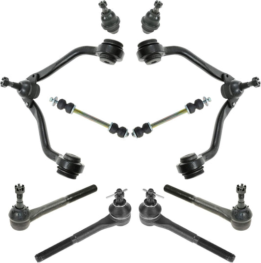 TRQ Front Steering & Suspension Kit for Chevrolet GMC Vehicles