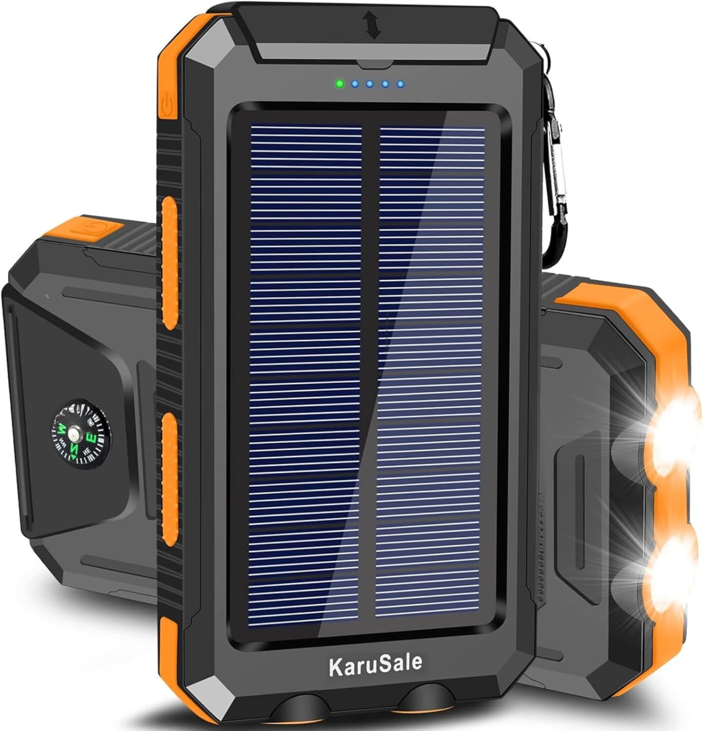 50000mAh Solar Power Bank Fast Charge - Waterproof Travel Charger