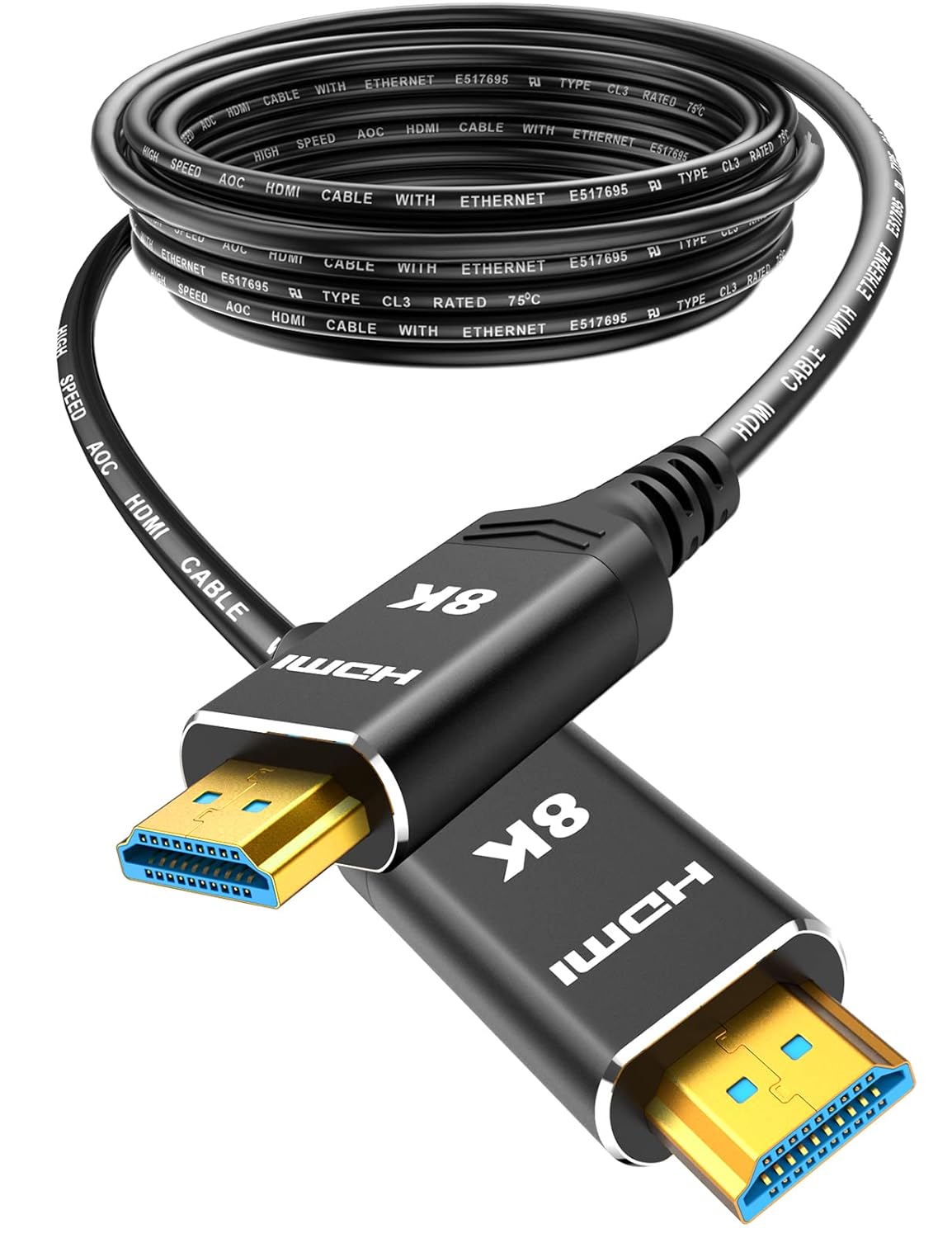 Highwings 8K HDMI Cable 75ft for Ultimate Gaming Experience
