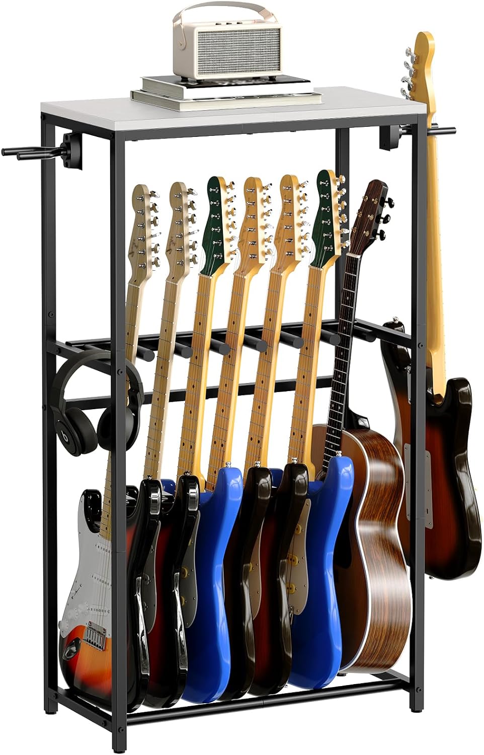 Space-Saving Multi Guitar Stand - MAHANCRIS