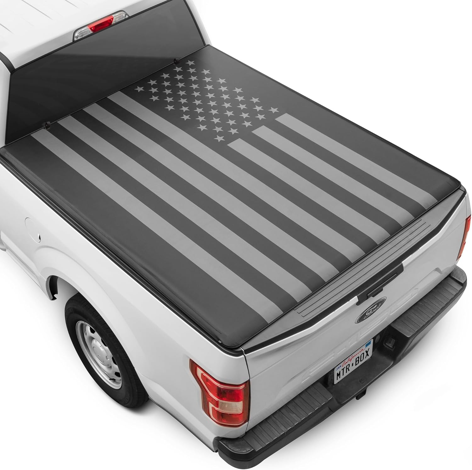 American Flag Truck Tonneau Cover for Ford F-150 2015-2025