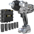 Cordless Impact Wrench 1/2 inch with 1700 Ft-lbs Torque Power