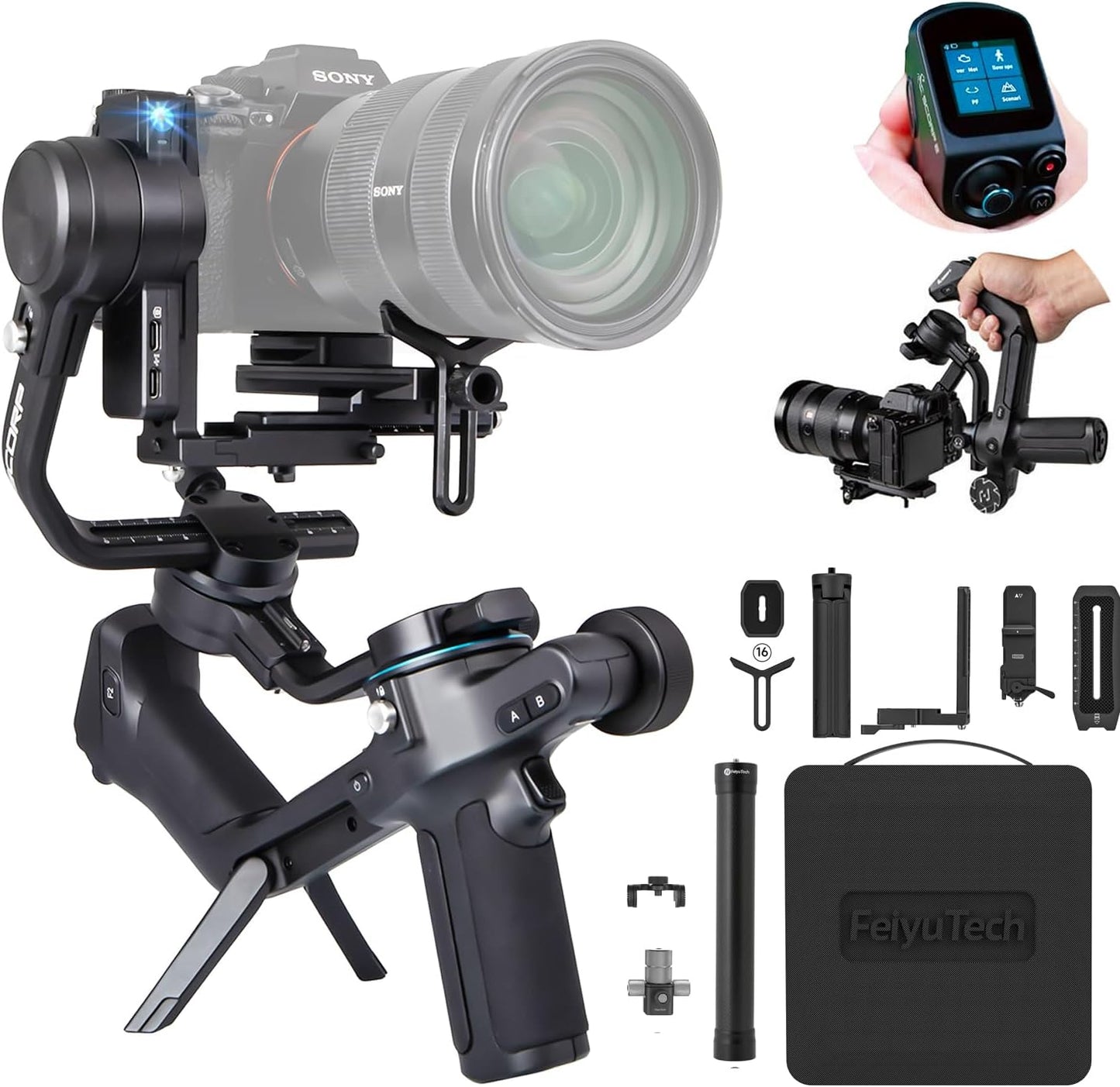 FeiyuTech SCORP 2: AI Tracking 3-Axis Gimbal