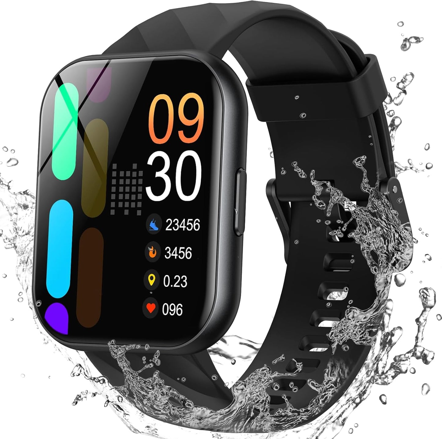 Parsonver Smart Watch: Swim-Proof Fitness Tracker