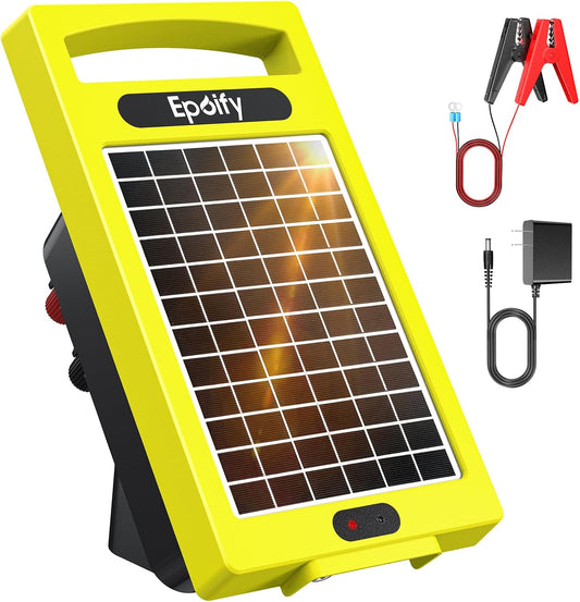 24 Hour Solar Electric Fence Charger for Livestock Protection