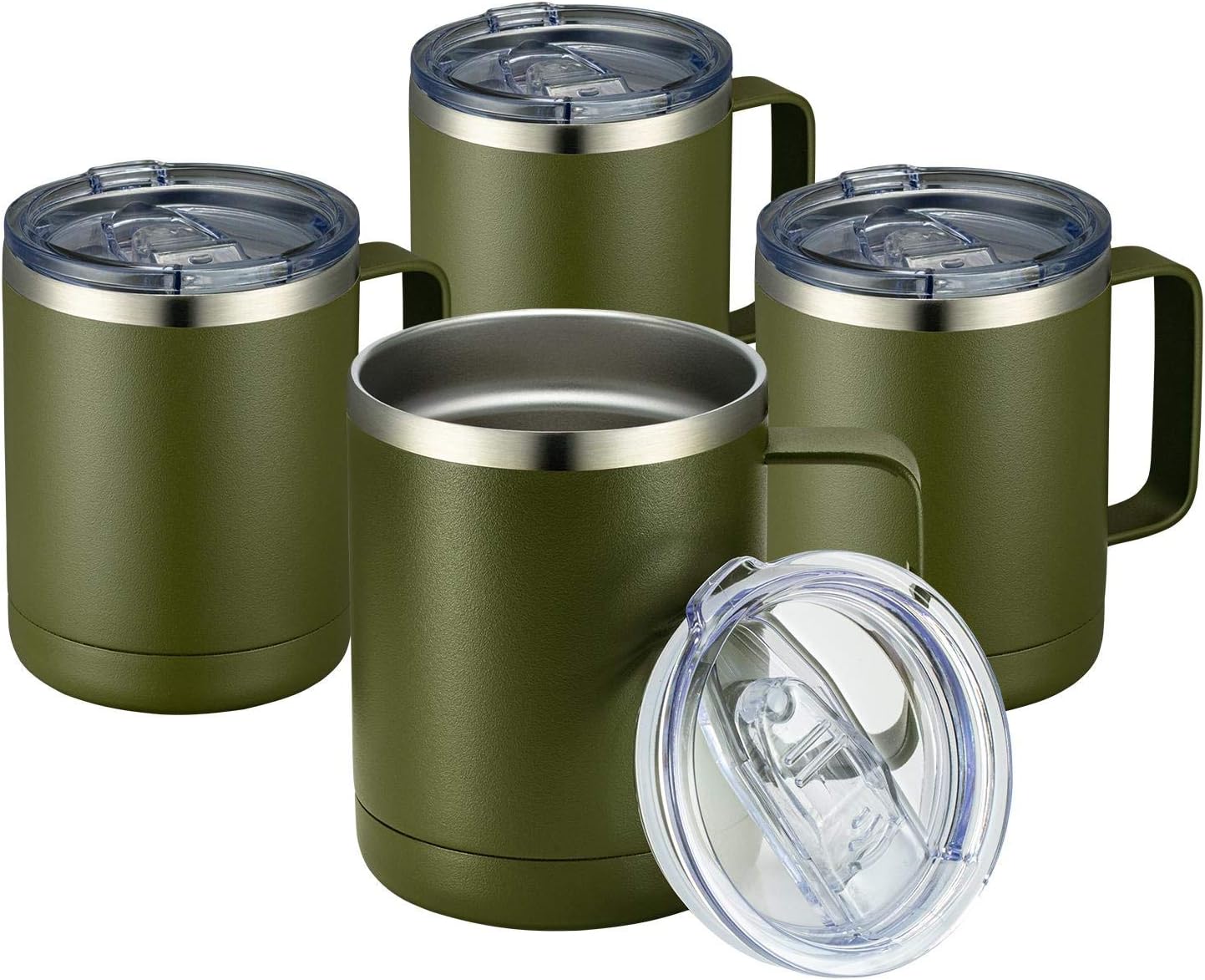 MEWAY 12oz Stainless Steel Insulated Travel Tumblers Set of 4