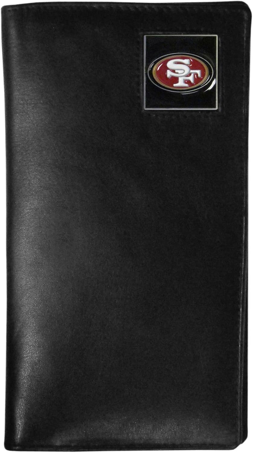 NFL Tall Leather Wallet with San Francisco 49ers Emblem