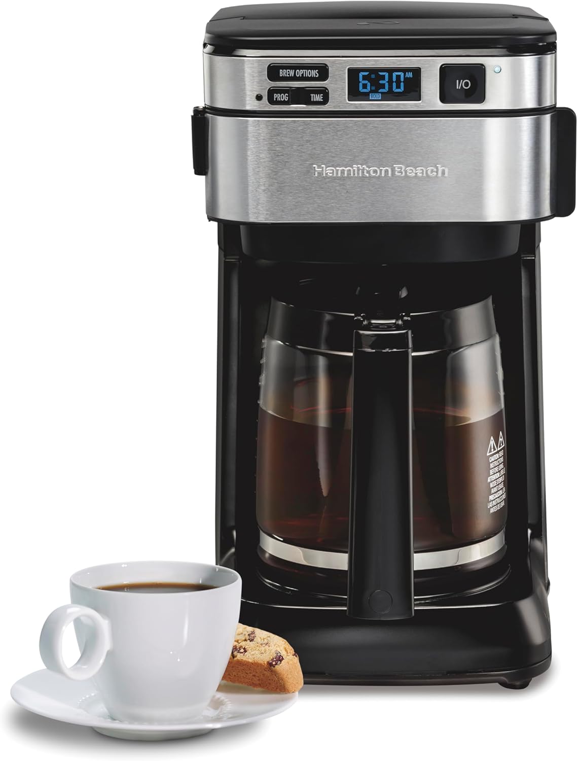 Hamilton Beach 12 Cup Programmable Coffee Maker for Easy Brewing