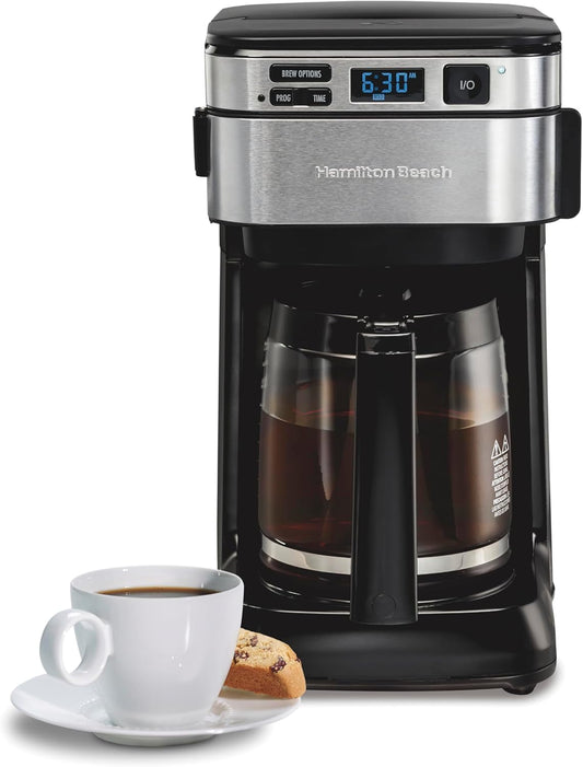 Hamilton Beach 12 Cup Programmable Coffee Maker for Easy Brewing