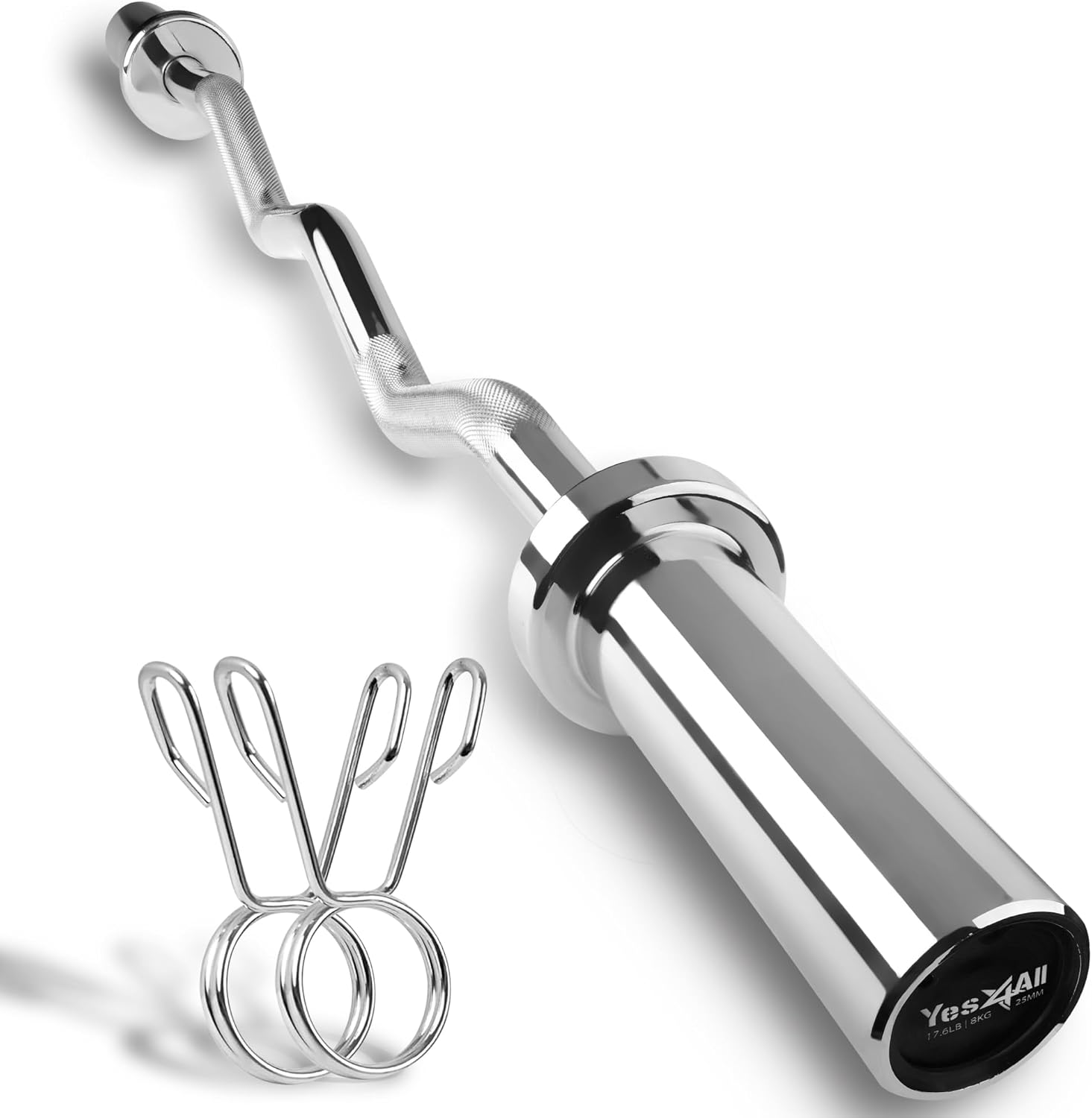 Yes4All 60in Standard Straight Barbell & 47in EZ Curl Bar Review