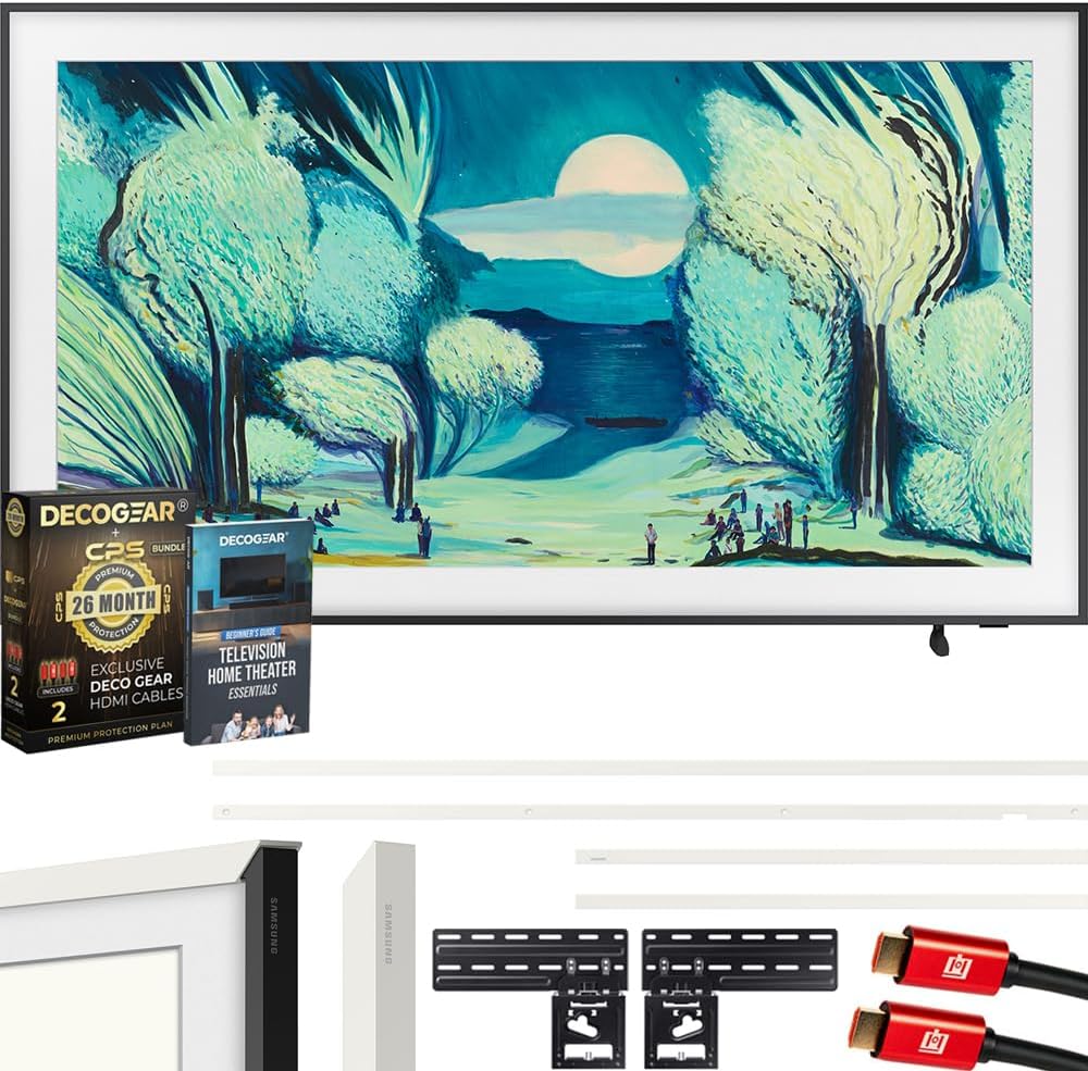 Samsung QN65LS03FA 65in The Frame QLED 4K AI TV Bundle Review