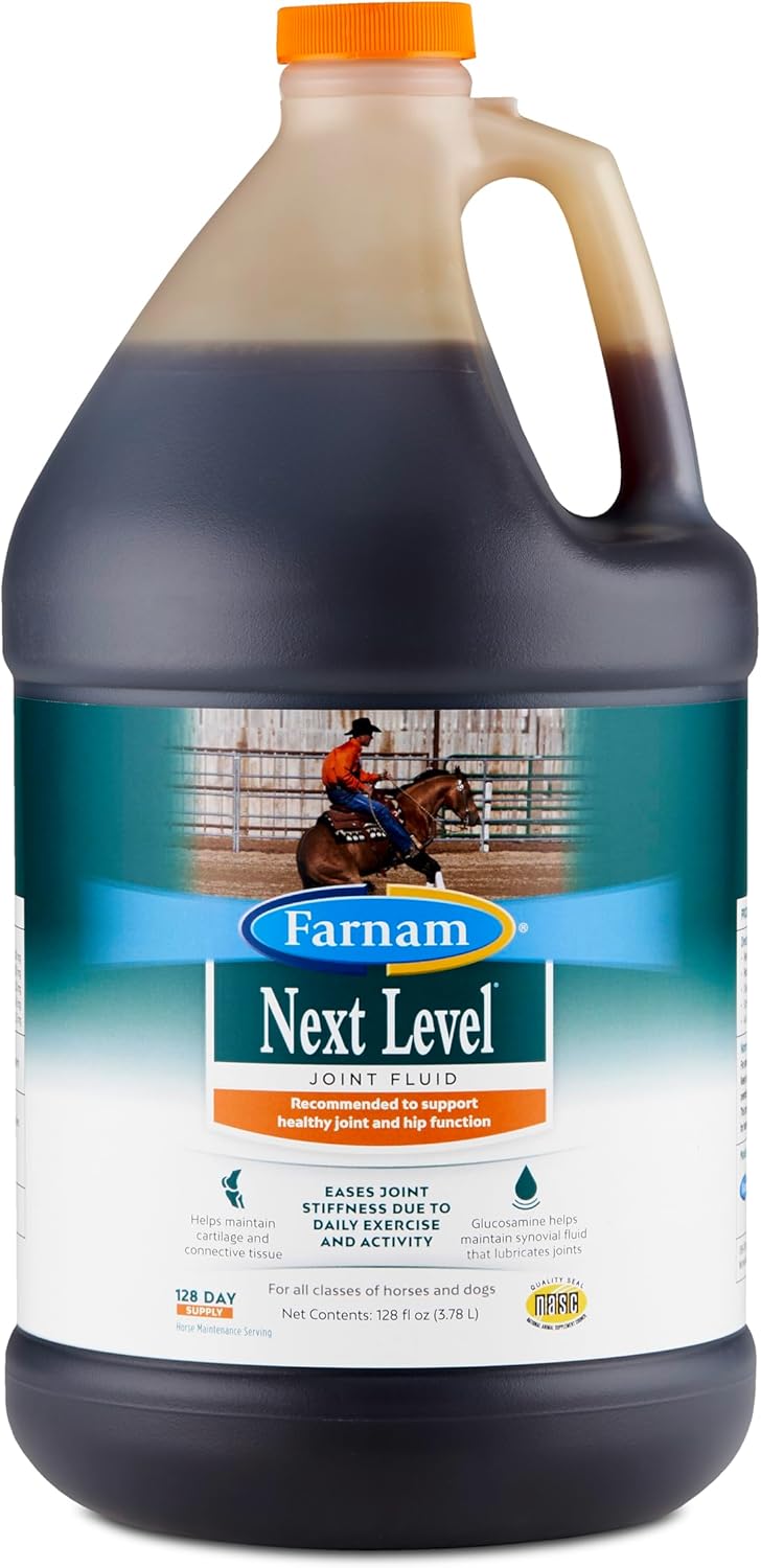 Farnam Next Level Joint Supplement for Horses and Dogs, 128 oz