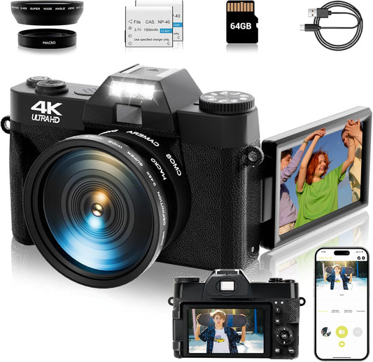 4K Autofocus Vlogging Camera Kit - YouTube Ready!