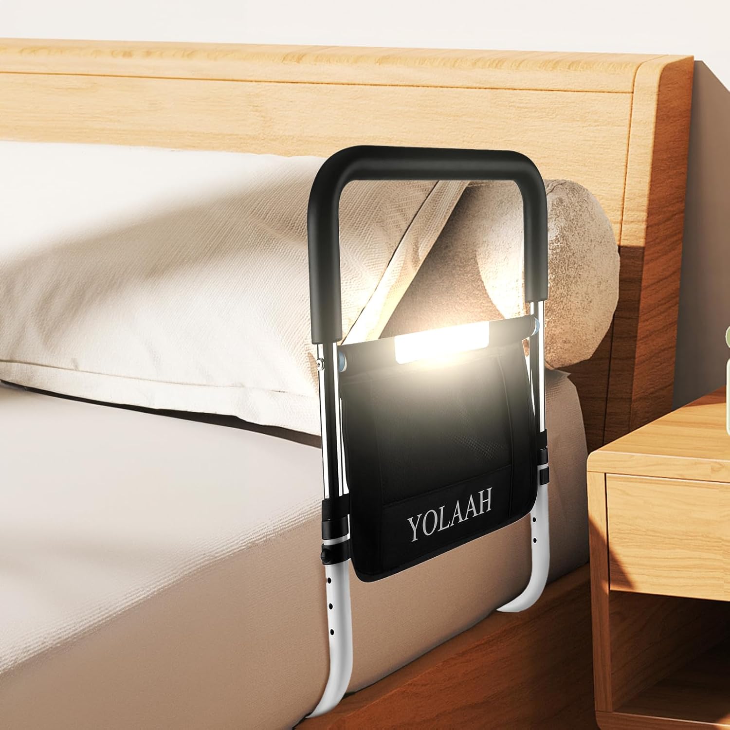 Bed Rail for Elderly Adults Safety - Adjustable Bed Handle