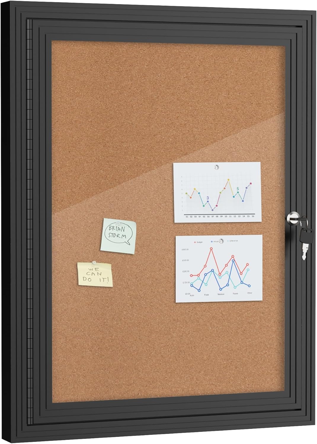 26x20 Enclosed Bulletin Board for Secure Outdoor Display