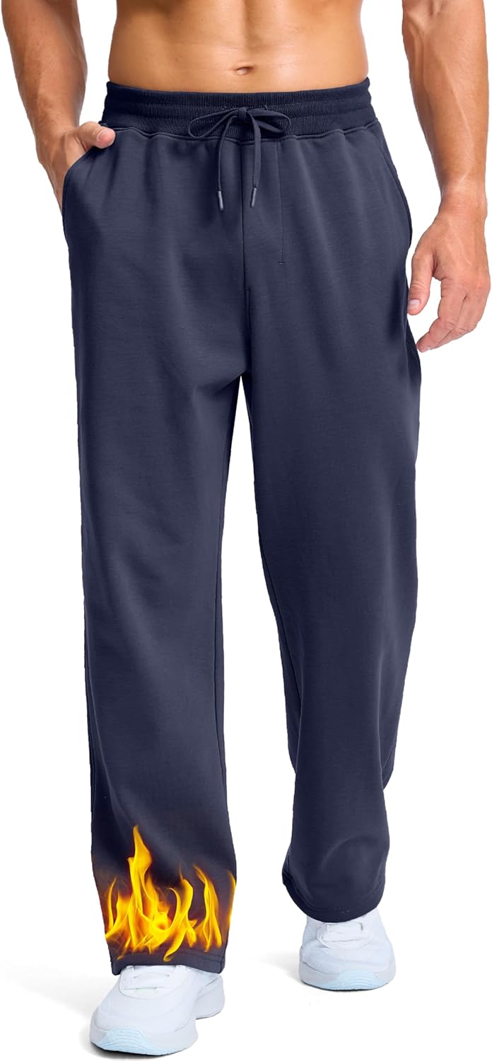 Soothfeel Men's Fleece Sweatpants for Ultimate Winter Comfort