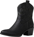 Western Cowgirl Boots for Women - Low Heel Walking Style
