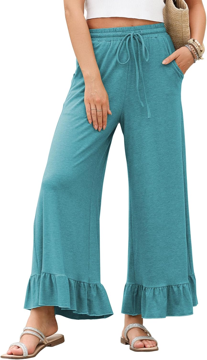 EVALESS Womens Wide Leg Pants for Comfort and Style